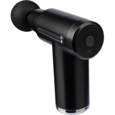 Pistolet de massage  en ABS - Bien-être et détente personnalisée Axel Matières : ABS Couleurs : noir objet promotionnel éco-resp