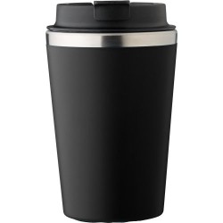 Mug personnalisé en acier inoxydable - Cadeau d'entreprise Shay Matières : acier inoxydable Couleurs : noir