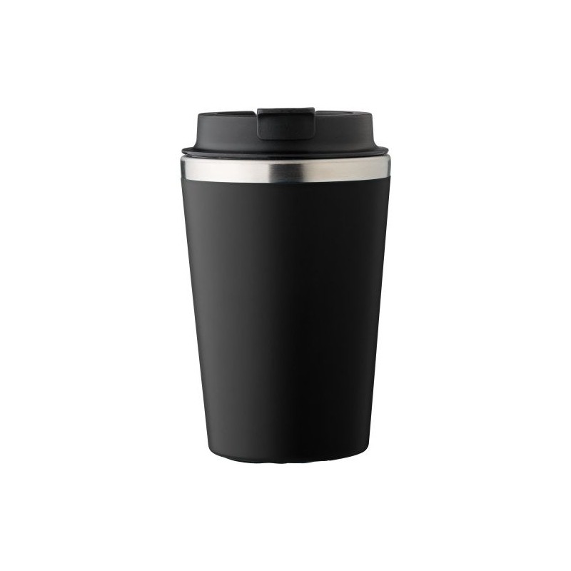 Mug personnalisé en acier inoxydable - Cadeau d'entreprise Shay Matières : acier inoxydable Couleurs : noir