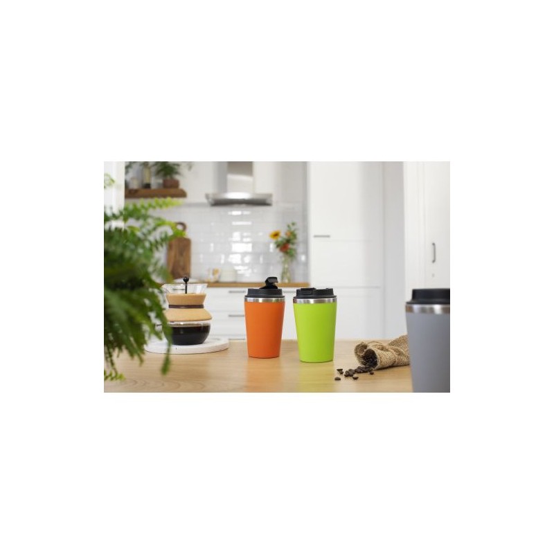 Mug personnalisé en acier inoxydable - Cadeau d'entreprise Shay Matières : acier inoxydable Couleurs : noir cadeau client origin