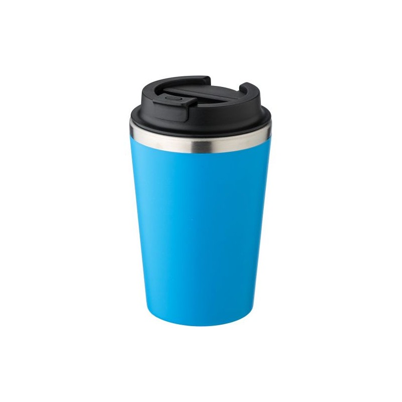 Mug personnalisé en acier inoxydable - Cadeau d'entreprise Shay Matières : acier inoxydable Couleurs : noir personnalisation rap
