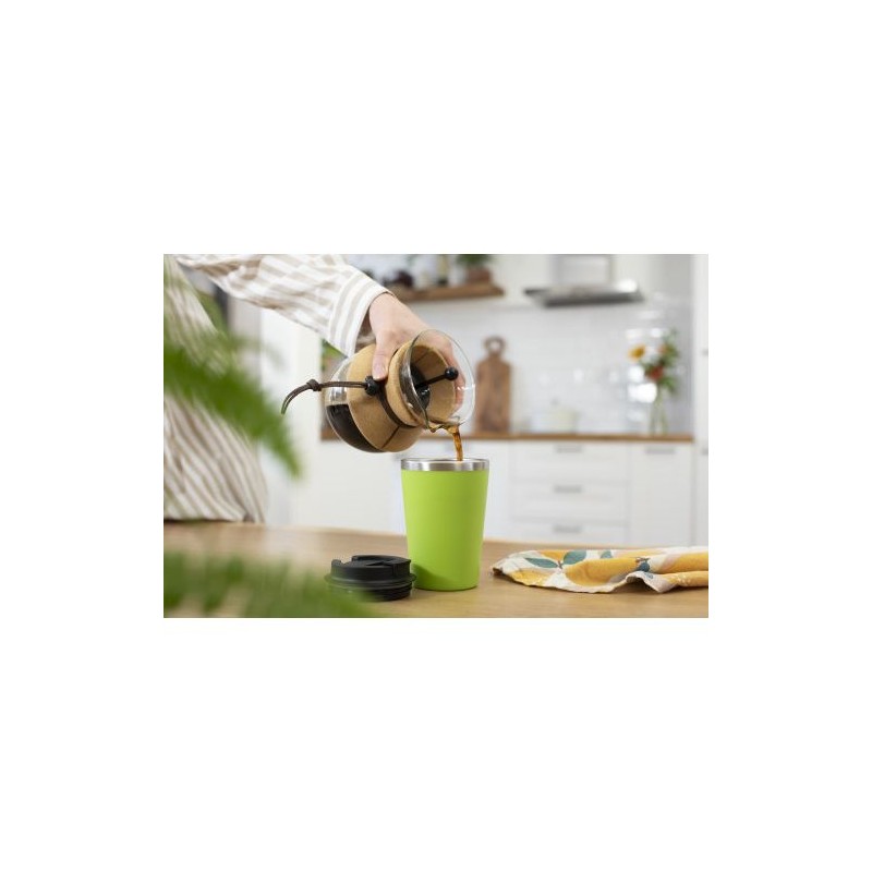 Mug en acier inoxydable Shay - Élégance et robustesse