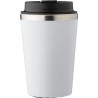 Mug personnalisé en acier inoxydable - Cadeau d'entreprise Shay Matières : acier inoxydable Couleurs : blanc personnalisation ra