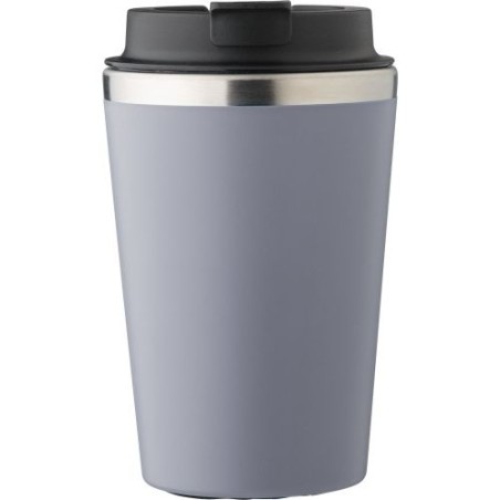 Mug personnalisé en acier inoxydable - Cadeau d'entreprise Shay Matières : acier inoxydable Couleurs : gris marquage laser ultra
