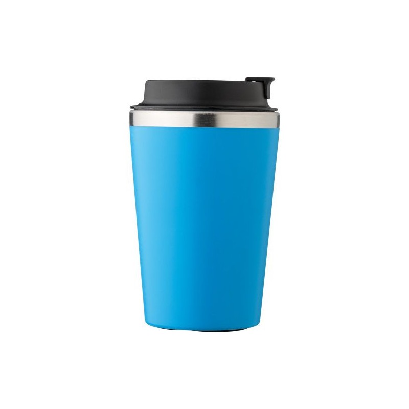 Mug personnalisé en acier inoxydable - Cadeau d'entreprise Shay Matières : acier inoxydable Couleurs : gris livraison express 24