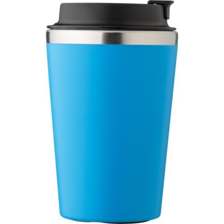 Mug personnalisé en acier inoxydable - Cadeau d'entreprise Shay Matières : acier inoxydable Couleurs : gris livraison express 24