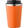Mug personnalisé en acier inoxydable - Cadeau d'entreprise Shay Matières : acier inoxydable Couleurs : orange impression haute d