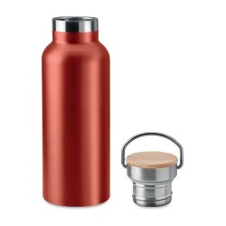 Flacon isotherme double paroi 500 ml personnalisé - HELSINKI Matières : acier inoxydable Couleurs : rouge goodies entreprise des