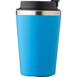 Mug personnalisé en acier inoxydable - Cadeau d'entreprise Shay Matières : acier inoxydable Couleurs : bleu clair cadeau affaire