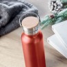 Flacon isotherme double paroi 500 ml personnalisé - HELSINKI Matières : acier inoxydable Couleurs : rouge livraison express 24h 