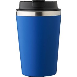Mug personnalisé en acier inoxydable - Cadeau d'entreprise Shay Matières : acier inoxydable Couleurs : bleu cobalt cadeau collab