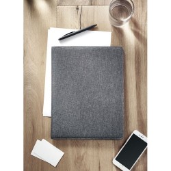 Conférencier Éco-responsable A4 en RPET 300D Personnalisé CASOVE Matières : papier Couleurs : blanc livraison express 24h 48h