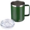 Mug double paroi incassable en acier inoxydable personnalisé - Renate Matières : métal Couleurs : blanc objet promo petit budget