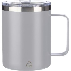 Mug double paroi incassable en acier inoxydable personnalisé - Renate Matières : métal Couleurs : noir 2