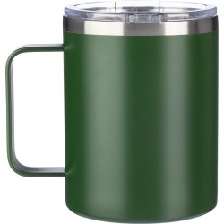 Mug double paroi incassable en acier inoxydable personnalisé - Renate Matières : métal Couleurs : vert objet publicitaire robust