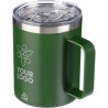 Mug double paroi incassable en acier inoxydable personnalisé - Renate Matières : métal Couleurs : bordeaux accessoire événementi