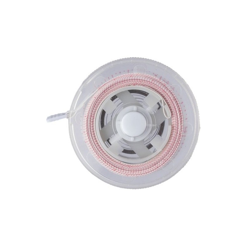 Mètre ruban rétractable en plastique personnalisable pratique - Théo Matières : ABS Couleurs : blanc
