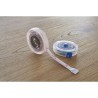 Mètre ruban rétractable en plastique personnalisable pratique - Théo Matières : ABS Couleurs : blanc impression haute définition