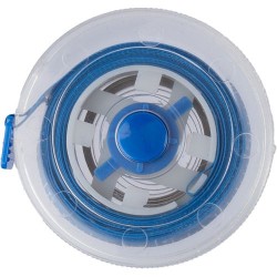 Mètre ruban rétractable en plastique personnalisable pratique - Théo Matières : ABS Couleurs : bleu cobalt goodies publicitaire 