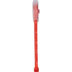 Mètre ruban rétractable en plastique personnalisable pratique - Théo Matières : ABS Couleurs : bleu cobalt cadeau collaborateur 