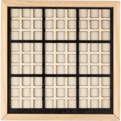 Jeu de sudoku en bois personnalisé - Christa Matières : bois Couleurs : brun cadeau entreprise pas cher