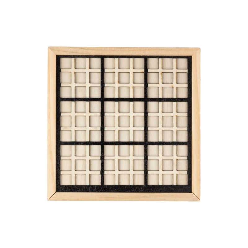 Jeu de sudoku en bois personnalisé - Christa Matières : bois Couleurs : brun cadeau entreprise pas cher