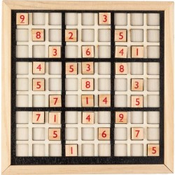 Jeu de sudoku en bois personnalisé - Christa Matières : bois Couleurs : brun goodies publicitaire événementiel