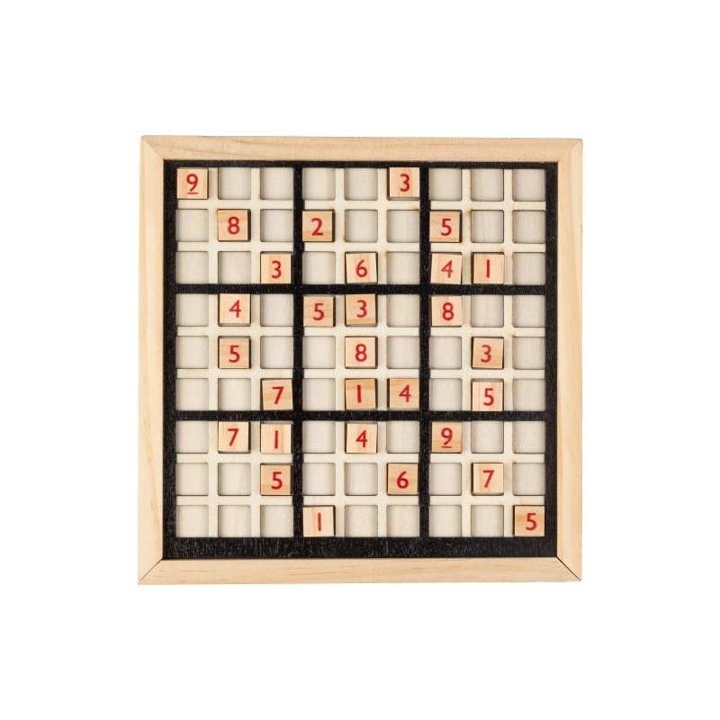 Jeu de sudoku en bois personnalisé - Christa Matières : bois Couleurs : brun goodies publicitaire événementiel