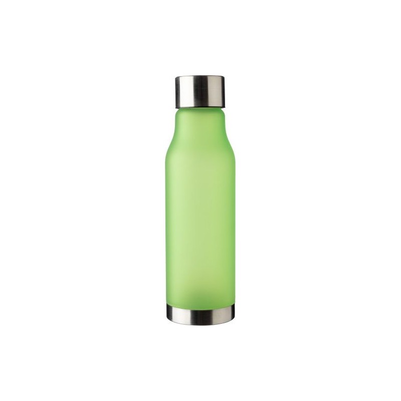 Gourde  600 ml en rPET toucher gomme - Ruth Matières : métal Couleurs : orange cadeau client original