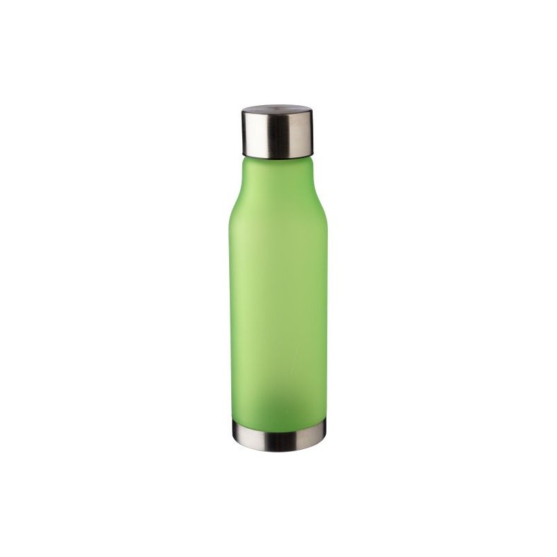 Gourde  600 ml en rPET toucher gomme - Ruth Matières : métal Couleurs : orange personnalisation rapide en France