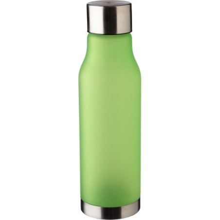 Gourde  600 ml en rPET toucher gomme - Ruth Matières : métal Couleurs : orange personnalisation rapide en France