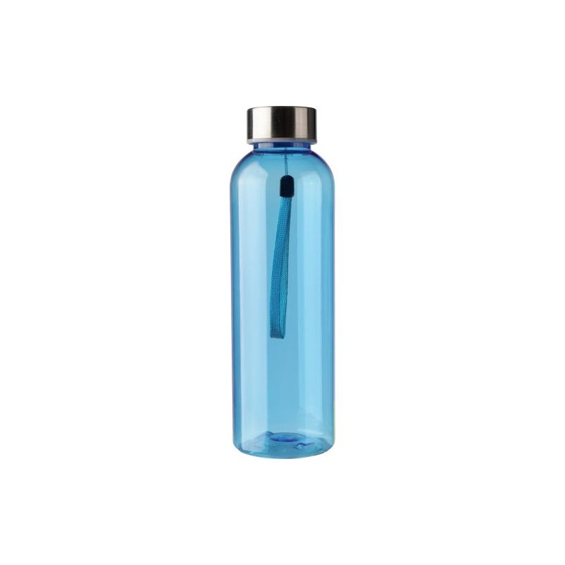 Gourde Éco-responsable de 500 ml en rPET Personnalisable Isabelle Matières : silicone Couleurs : bleu objet publicitaire robuste