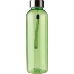 Gourde Éco-responsable de 500 ml en rPET Personnalisable Isabelle Matières : silicone Couleurs : vert citron cadeau entreprise p