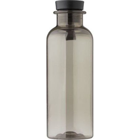 Gourde Éco-responsable 500 ml en rPET et Bambou - Laia Matières : bambou Couleurs : noir
