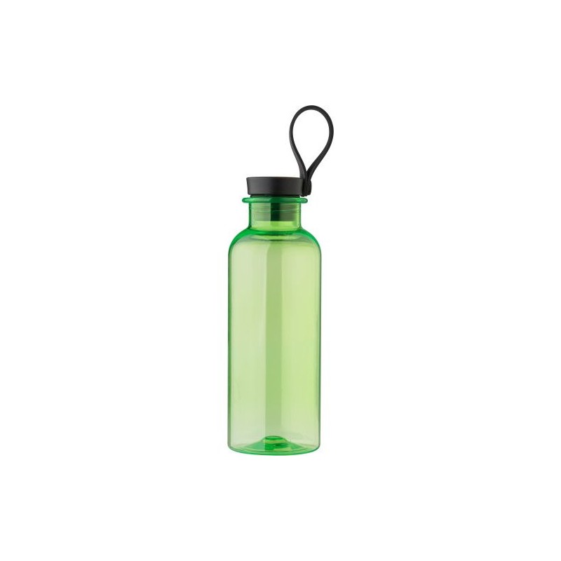 Gourde Éco-responsable 500 ml en rPET et Bambou - Laia Matières : bambou Couleurs : noir personnalisation rapide en France
