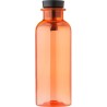 Gourde Éco-responsable 500 ml en rPET et Bambou - Laia Matières : bambou Couleurs : orange impression haute définition