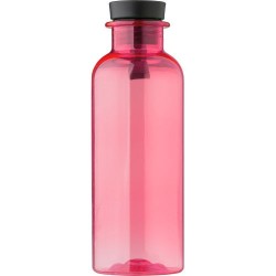 Gourde Éco-responsable 500 ml en rPET et Bambou - Laia Matières : bambou Couleurs : rouge personnalisable avec votre logo