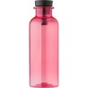 Gourde Éco-responsable 500 ml en rPET et Bambou - Laia Matières : bambou Couleurs : rouge personnalisable avec votre logo
