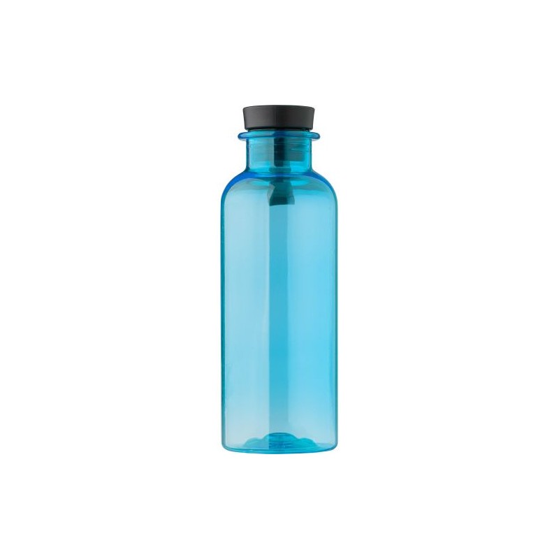 Gourde Éco-responsable 500 ml en rPET et Bambou - Laia Matières : bambou Couleurs : bleu cobalt goodies publicitaire événementie