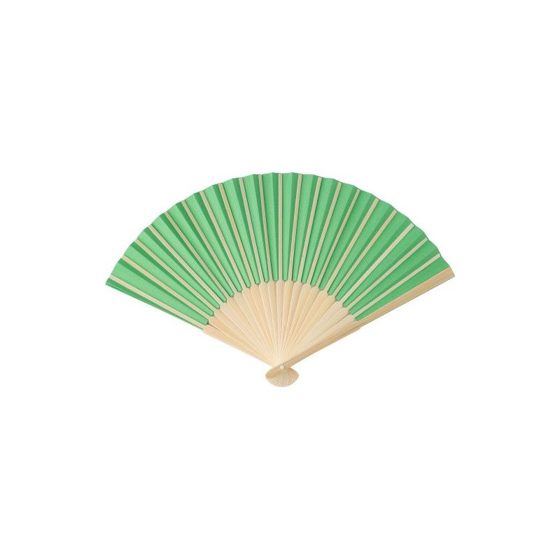 Éventail en bambou et papier Elio