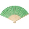 Éventail publicitaire en bambou et papier Elio personnalisation rapide en France