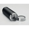 Gourde isotherme double paroi en bambou personnalisée - BATUMI Matières : acier inoxydable Couleurs : noir livraison express 24h