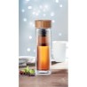 Gourde isotherme personnalisée en verre double paroi 400ml Batumi Matières : borosilicate Couleurs : transparent goodies publici
