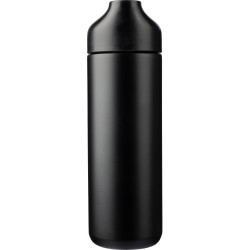 Coffret cadeau  : gourde 640 ml, stylo et carnet - Kurt Matières : métal Couleurs : noir cadeau entreprise pas cher