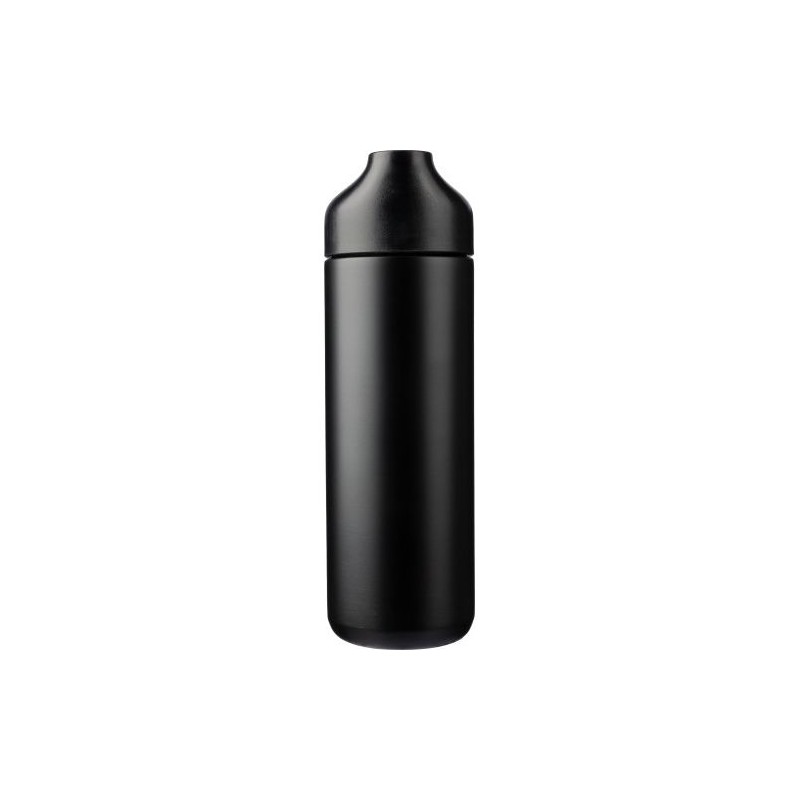 Coffret cadeau  : gourde 640 ml, stylo et carnet - Kurt Matières : métal Couleurs : noir cadeau entreprise pas cher