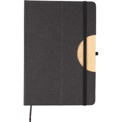 Coffret cadeau  : gourde 640 ml, stylo et carnet - Kurt Matières : métal Couleurs : noir marquage laser ultra précis