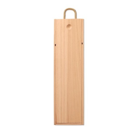 Coffret en Bois Premium avec Bouteille - VINBOX Matières : bois Couleurs : bois personnalisable avec votre logo