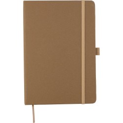 Carnet A5  en biodéchets recyclés et carton - Gertrud Matières : papier Couleurs : brun