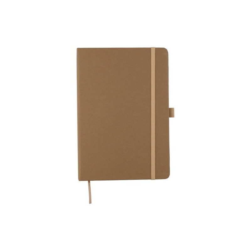 Carnet A5  en biodéchets recyclés et carton - Gertrud Matières : papier Couleurs : brun