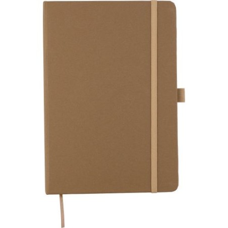 Carnet A5  en biodéchets recyclés et carton - Gertrud Matières : papier Couleurs : brun